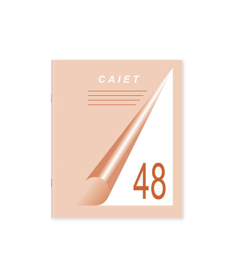 Caiete 48 foi, copertă simplă